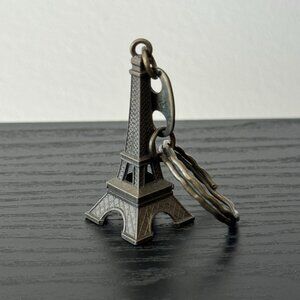 Paris France Eiffel Tower Souvenir Keychain